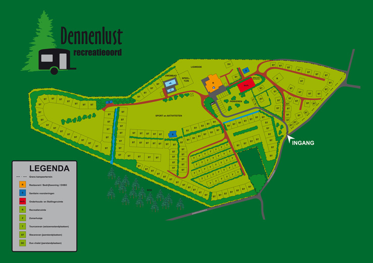 Plattegrond Dennenlust Plattegrond Dennenlust